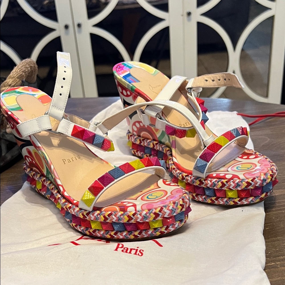 Christian Louboutin Multicolor Wedges